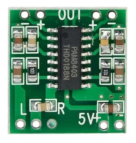 Modulo Amplificador De Audio Pam8403 5v 3 Watts