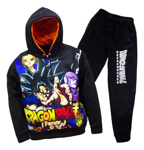 Conjunto Deportivo De Dragon Ball Negro