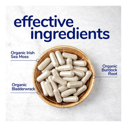 Cápsulas Supplement Her Own Irish Sea Moss, 60 Unidades