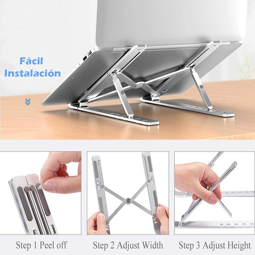 Soporte Notebook Base Eleva Aluminio Computadora Home Office