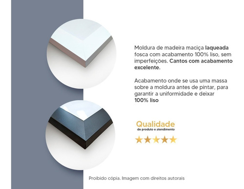 Imagem 4 de 6 de Conjunto Kit 7 Quadros Decorativos Mapa Elefante Lua Grande