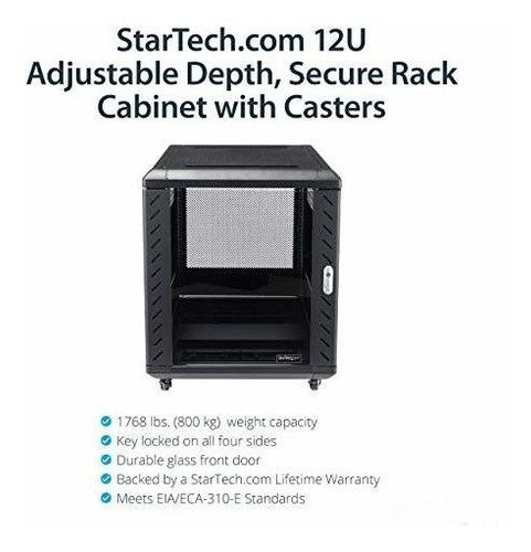 Gabinete Para Computadora Startech Rk1236bkf 19'' -negro