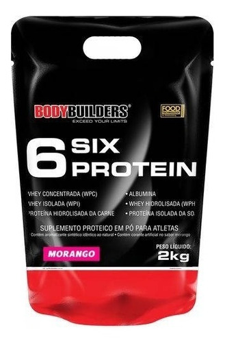 Combo 6 Six Protein 2kg + 100% Creatine 100g Bodybuilders