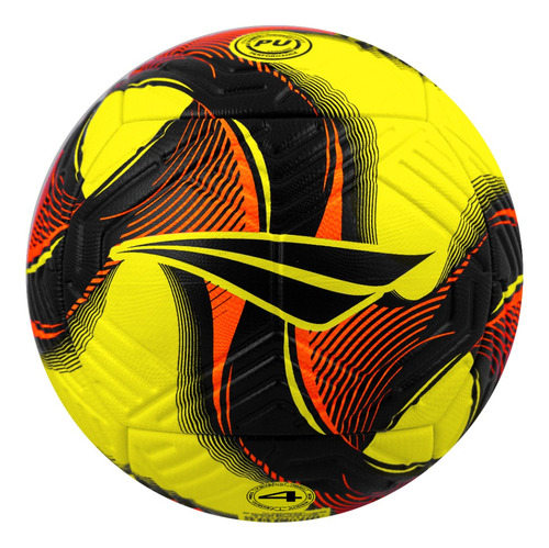 Penalty Bola Campo Lider N4 Xxv Cor AMARELO-LARANJA-PRETO