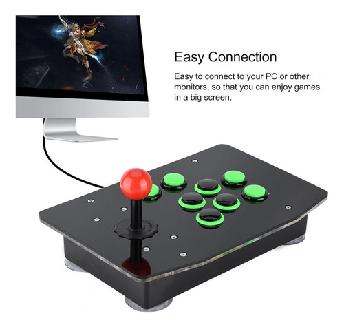 Joystick De Consola De Juegos De Lucha Arcade Usb Sin Contro