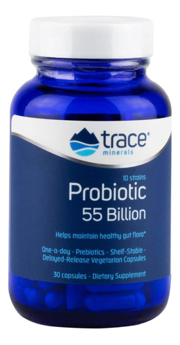 Oligoelementos, Probiotico 55 mil Millones, Capsulas, 30 uni