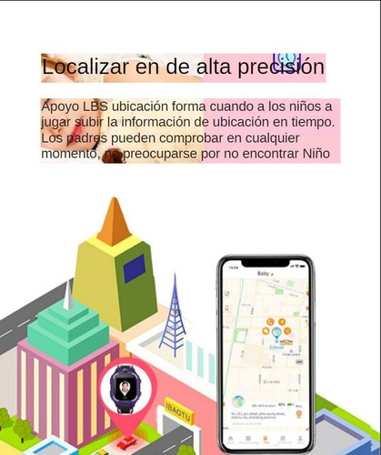Reloj Inteligente Smartwatch For Niños, Gps, Llamadas, Cáma