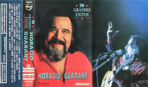 Cassette Original Horacio Guarany 20 Grandes Éxitos Philips