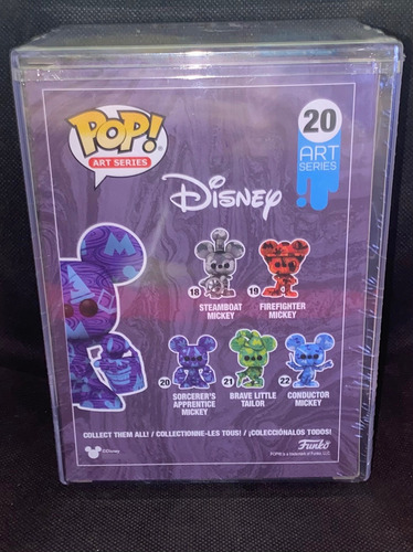 Funko Pop Sorcerers Apprentice Mickey Art Series Pop Stack