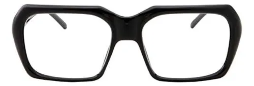 Gafas Transparentes Negras Nerd De Gran Tamaño Grinderpunch