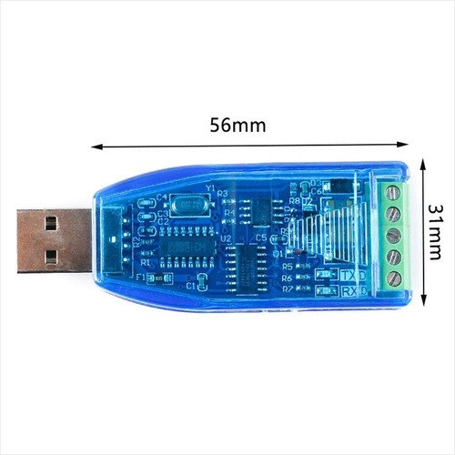 Imagen 3 de 4 de Interfaz Usb Serial Rs485 1200m 19.2k Chipset Ch340 + Max485