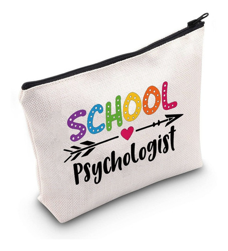 Pofull Bolsa De Cosméticos Para Psicólogos Escolares, Psicol