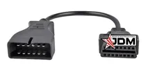 Comprar Ficha Cable Adaptador Daewoo Gm 12 Pines A Obd2 16 Pin - Jdm