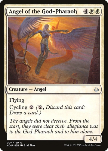 Carta Magic Angel Of The God-pharaoh Hour Of Devastation Mtg