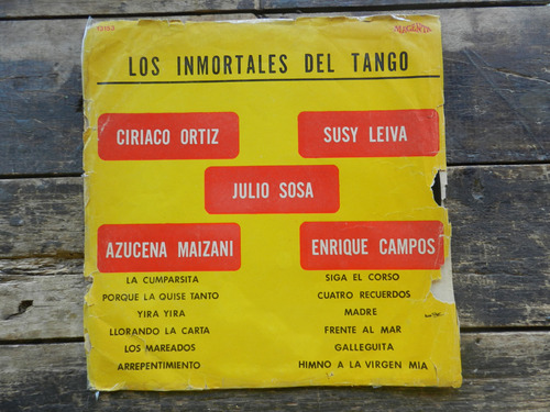 Los Inmortales Del Tango    Lp Vinilo Excelente