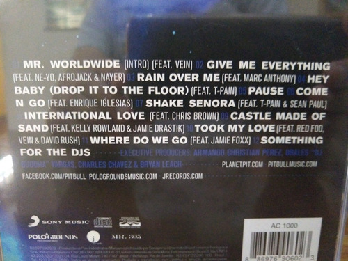 Cd Pitbull - Coleção 4 Cds Raro (Usado)