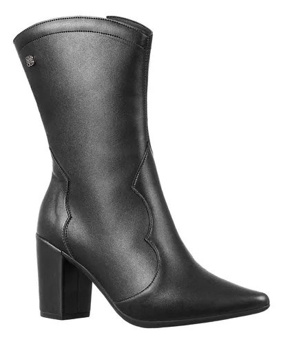 Bota Salto Alto Bico Fino Cano M dio