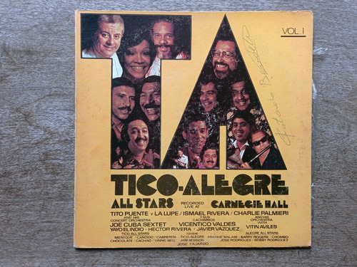 Disco Lp Tico-alegre All Stars - Live At Carnegie (1974) R10