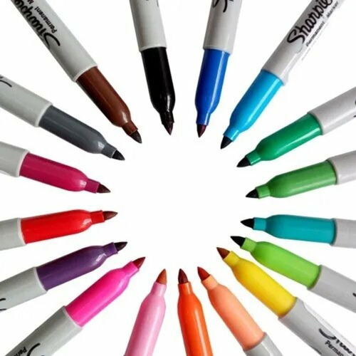 Marcadores Permanentes Sharpie Fino X1 Varios Colores Febo