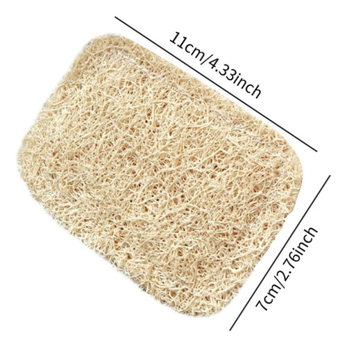 . Loofah Plato Esponja De Loofah Exfoliante Exfoliante De