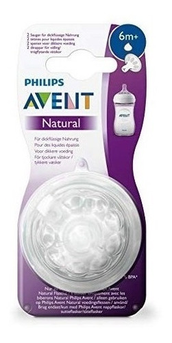 Tetinas Natural De Philips Avent 6m+ Cod.14