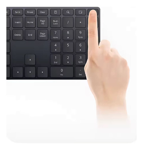 Teclado Huawei Cd32 Base Aluminio Lector De Huella Usb Negro