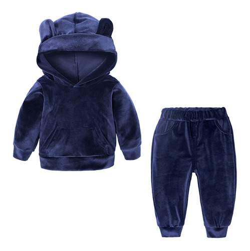 Conjunto De Sudadera Con Capucha Y Pantalones Para Bebés, Ni