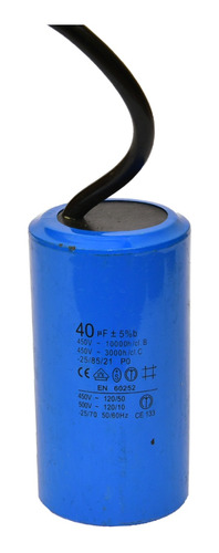 Capacitor De Arranque 40mf Uf 450v Compresor Gamma G2803