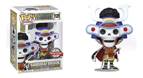 Funko Pop One Piece Samurai Brook Special Edition Caja Dañad