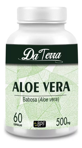 Aloe Vera (super Concentrado) 60 Cápsulas. 500mg.