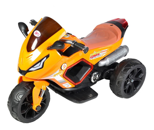 Moto Bateria 3 Ruedas Escape Con Humo Luces Bipokids