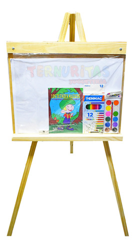 Set Cuentos Atril Artistico Pintura Color Dibujo Infantil Mc