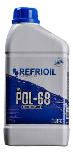 Aceite Lubricante Pol-68 R-134 Automotor X 1 Litro Refrioil