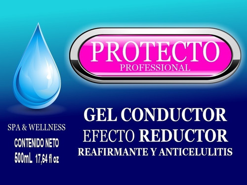 Gel Conductor Reductor Reafirmante Corporal Protecto 500g