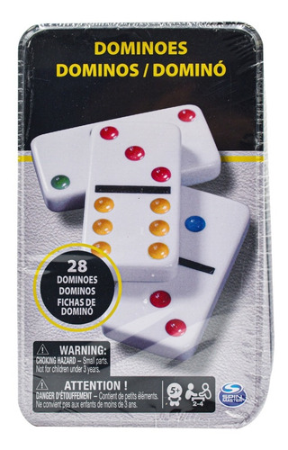 Domino 28 Fichas 2 A 4 Jugadores Spin Master Cd