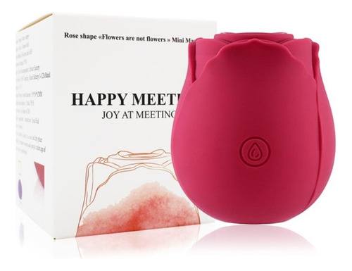 Massageador Kit Completo Recar 5 Peças Suga Vr Vibra Max Top Vermelho