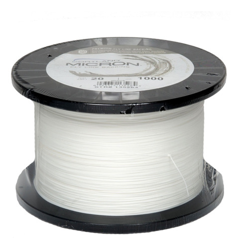 Cortland Micron Respaldo Blanco 1000 Yd 20 Lb