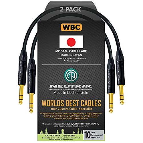 2 Unidades De Cable De Parche Trs Equilibrado De 0.5 Pi...