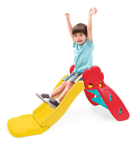 2 En 1: Baloncesto Y Resbalin 32x65x98 Cms Fisher Price