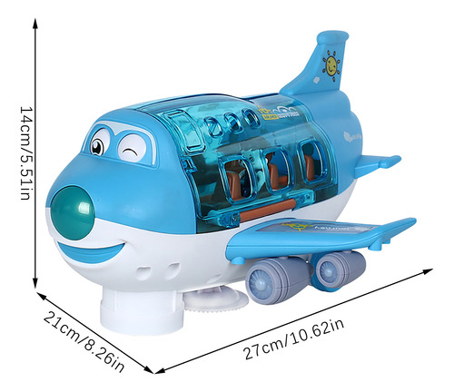 Luz Musical De Modelo De Simulación De Avión De Pasajeros Sq