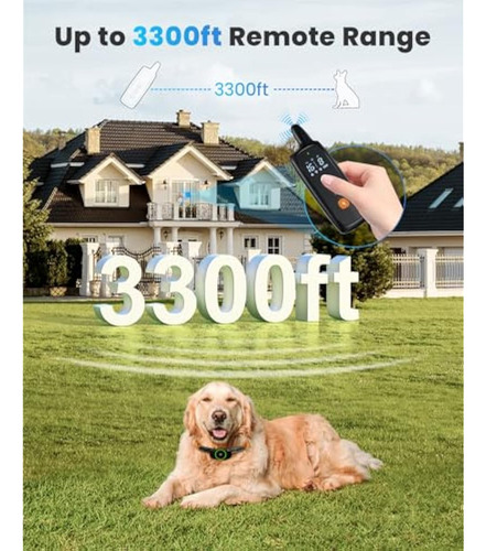 Collar Dog Shock, 3 Modos De Adiestramiento Eléctrico Para P