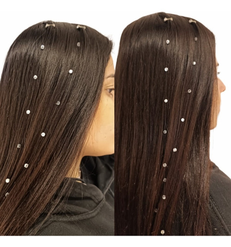 Fio De Cristal Para Deixar Seu Cabelo Lindo Fio Cor Prata