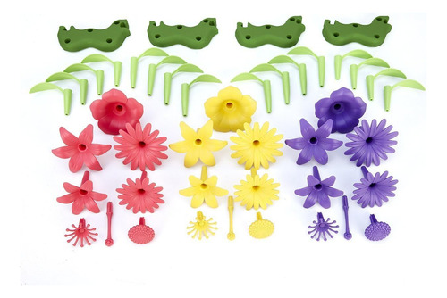 Juego De Simulacion Green Toys Build-a-bouquet, 4 Unidades,
