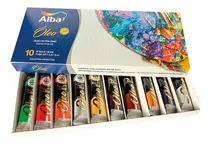 Comprar Set De Óleos Alba 18 Ml X 10 Colores Óleo Oleo Alba 18 Ml X 10