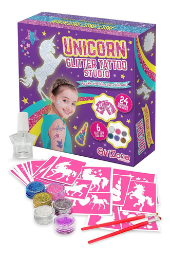 Girlzone Tatuajes Temporales Tattoo De Unicornios
