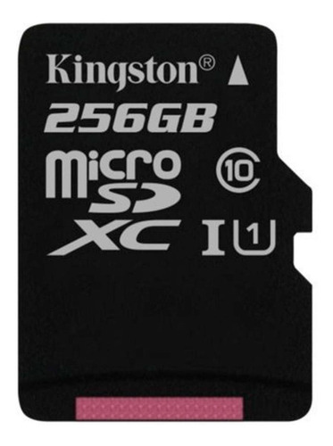 Cartão de memória Kingston SDCS/256GB  Canvas Select com adaptador SD 256GB