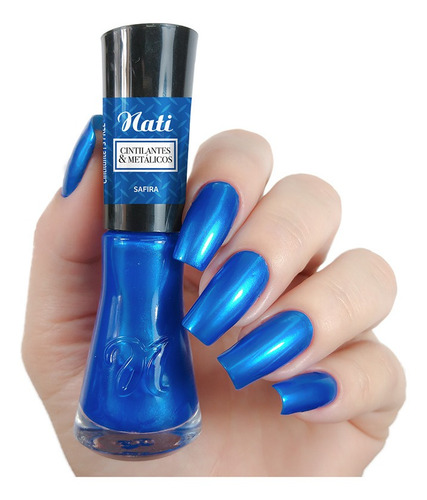 Imagem 4 de 8 de Kit 10 Esmaltes Nati Manicure Tons Diversos Mais Vendidos