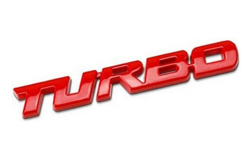 Pegatina Emblema De Metal Turbo 3d Para Autos, Calcomanía