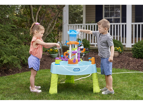 Mesa De Agua Con 13 Tubos Intercambiables Para Divertirse.