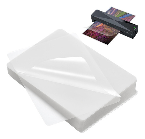 100 Piezas Micas Termicas 3mls Tamaño Carta A4 Protectores